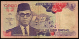 Indonesia 10000 Rupiah - 1992 P#131a Very Fine Bank Note N#211754 #UCN514