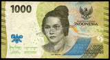 Indonesia 1000 Rupiah - 2022 P# 162 XF Fine Bank Note N#338501 #UCN515