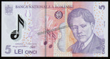 Romania 5 Lei 2005 UNC Polymer Banknote N#202529