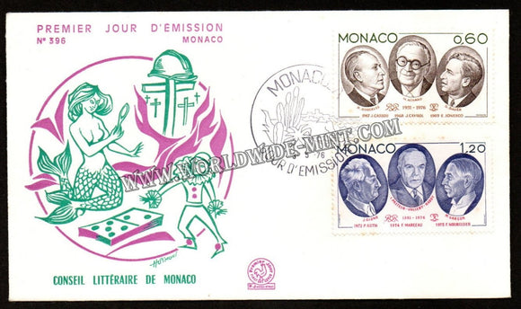 1976 Monaco Literacy Council FDC #FA51