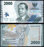 Indonesia 2000 Rupiah - 2023 P# 163b XF+ Bank Note N#338503 #UCN525