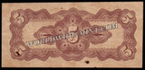 Malaya 5 Cents Japanese Government - 1942 P#M2a Fine Bank Note N#208701 #UCN543