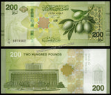 Syria 10, 25, 50, 100, 200 & 500 Pounds - 2025 Set of 6 UNC Banknote N#548854