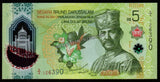 Brunei 5 Ringgit - 2024 Polymer UNC Banknote N#566315