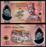 Brunei 10 Ringgit - 2024 Polymer UNC Banknote N#566939