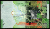 Kuwait ½ Dinar - 2014 P#30a XF+ Bank Note N#205409 #UCN568