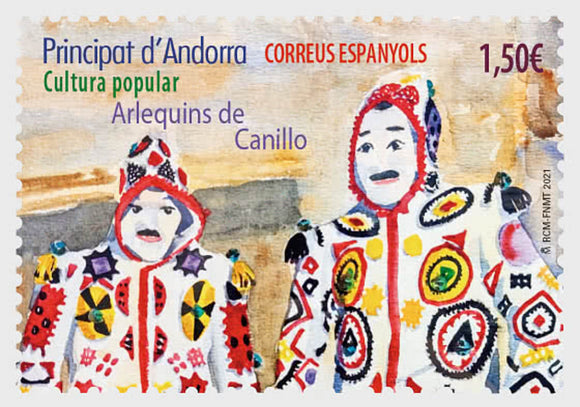 2020 ANDORRA Harlequins of Canillo - Carnival parade of King 