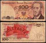 Poland 100 Zlotys - 1986 P#143e.1 Fine Bank Note N#203926 #UCN580