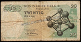Belgium 20 Francs - 1964 P# 138 Fair Bank Note N#203061 #UCN582