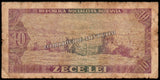 Romania 10 Lei - 1966 P#94a(1) Fair Bank Note N#205769 #UCN584