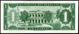 Paraguay 1 Guarani - 1963 P#193a AUNC Bank Note N#205003 #UCN587