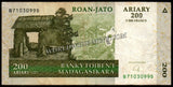 Madagascar 200 Ariary - 2004 P#87b Fine Bank Note N#203046 #UCN589