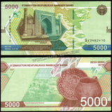 Uzbekistan 5000 Soʻm - 2021 XF+ Bank Note N#302835 #UCN591