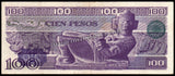 Mexico 100 Pesos - 1981 P#74a XF+ Bank Note N#205304 #UCN593