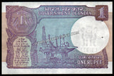 1994 India 1 Rupee M.S. AHLUWALIA, Inset: B UNC Currency Note #A59