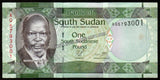 South Sudan 1 Pound 2011 UNC Banknote N#202579