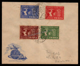 1949 INDIA Universal Postal Union - 4v FDC