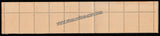 1948 Mahatma Gandhi- 1 1/2 Anna Top Marginal Sheet of 10 Stamps Butter Paper Stuck - Uncommon Item
