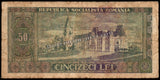 Romania 50 Lei - 1966 P#96a(1) Fair Bank Note N#205770 #UCN605