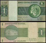 Brazil 1 Cruzeiro - 1980 P#191Ac XF Bank Note N#203551 #UCN609