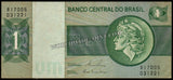 Brazil 1 Cruzeiro - 1980 P#191Ac XF Bank Note N#203551 #UCN609
