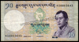 Bhutan 10 Ngultrum - 2019 P# 29c XF Bank Note N#202774 #UCN616