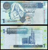 Libya 1 Dinar - 2004 UNC Banknote N#201697