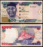 Nigeria 500 Naira - 2022 P#30 XF+ Bank Note N#203765 #UCN631
