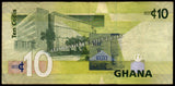 Ghana 10 Cedis - 2013 P#39d XF Bank Note N#210294 #UCN633