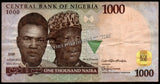 Nigeria 1000 Naira - 2018 P#36p Fine Bank Note N#207731 #UCN634