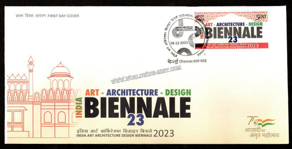 2023 INDIA India Art Architecture Design Biennale 2023 FDC