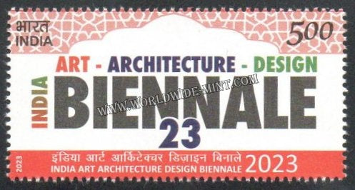 2023 INDIA India Art Architecture Design Biennale 2023 MNH