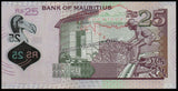 Mauritius 25 Rupees - 2021 P# 64 XF Polymer Bank Note N#203478 #UCN642
