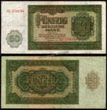 Germany 50 Deutsche Mark - 1948 P#14b XF+ Bank Note N#204568 #UCN650