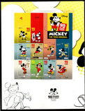 2018 90 years of Mickey Mouse - 2v MNH, 8v Souvenir Sheet & 4v FDC in Presentation Pack #FT-68