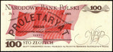 Poland 100 Zlotys - 1986 P#143e.1 UNC Bank Note N#203926 #UCN692