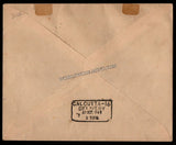 1949 INDIA Universal Postal Union - 4v First Day Cancellation Park Town, Calcutta