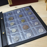 7004 Coin Album 8 Pages/ 16 sides - Blue Colour - Imported Taiwan Made- Chuyu Culture