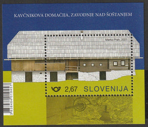 2021 Slovenia Rural Houses of Slovenia - Kavcnik Homestead MNH #FOR-723