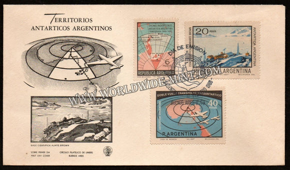 1968 Argentina Antarctic Territories FDC #FA72