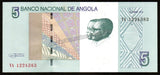 Angola 5 Kwanzas 2012 UNC Currency Note N#205394