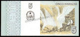 Angola 5 Kwanzas 2012 UNC Currency Note N#205394