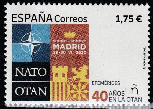 2022 Spain The 40th Anniversary of NATO - The North Atlantic Treaty Organization MNH #FOR-790