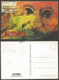 2015 Peti Charkha And Mahatma Gandhi - Private Maxim Card #MC8