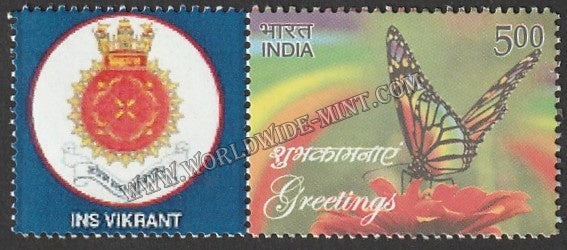 INDIA INS Vikrant My stamp #MYS-85