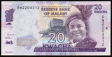 Malawi 20 Kwacha - 2019 UNC Banknote N#204177