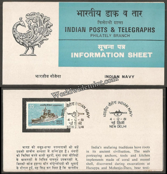 1981 Indian Navy - INS Taragiri Brochure