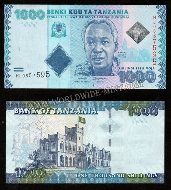 Tanzania 1000 Shillings UNC Currency Note #CN884