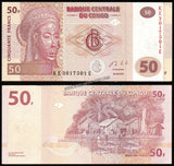Congo 50 Francs - 2013 UNC Banknote N#203254