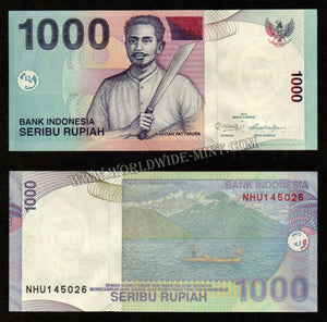 Indonesia 1000 Rupiah 2013 UNC Currency Note #CN898